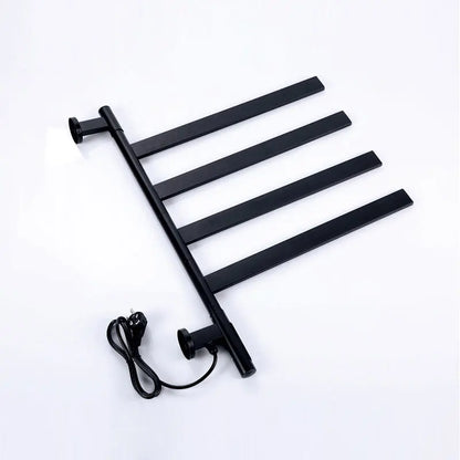 220V Bathroom  Electric Towel Rack Rotatable Digital Display Function Towel Drying Rack Timing Temperature Control