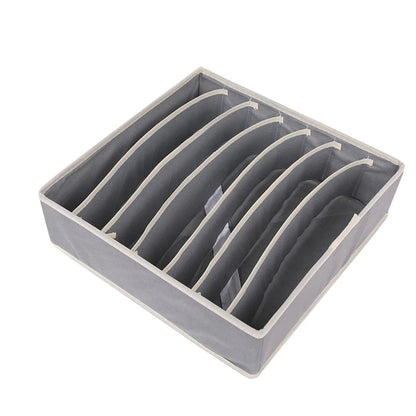 Organizer For Underwear Socks Bra Pants Scarf Tie Storage Box Wardrobe Drawer Organizers Foldable Case For Underwear Organizer