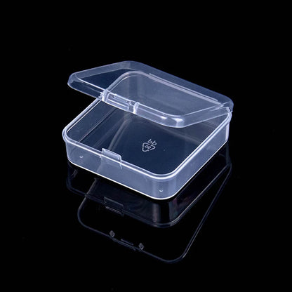 Mini Plastic Box Rectangular Box Translucent Box Packing Box Storage Box Dustproof Solid Strong Jewelry Storage Case Container