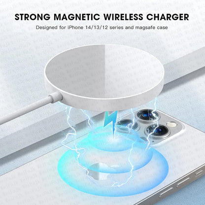 For Apple Magsafes Wireless Charger For iPhone 14 13 12 11 15 16 Pro Max Mini X XS XR Plus Fast Charging Type C Lightnings Cable