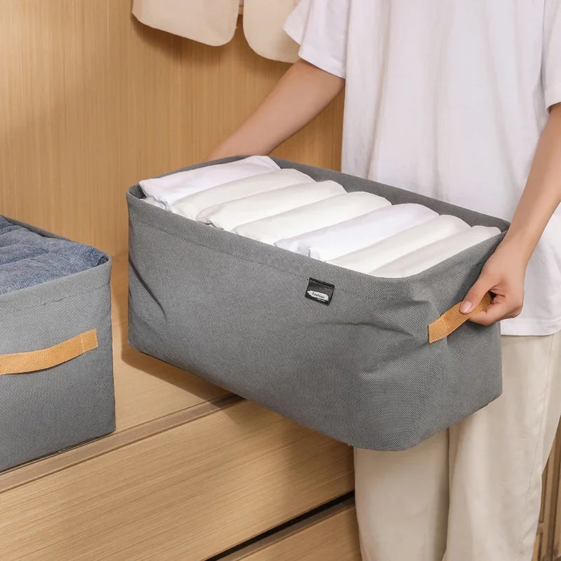 Thicken Clothes Organizer Pants Sweater Storage Cabinets Drawers Organizer Jeans Storage Box Wardrobe Clothes Storage Organizers