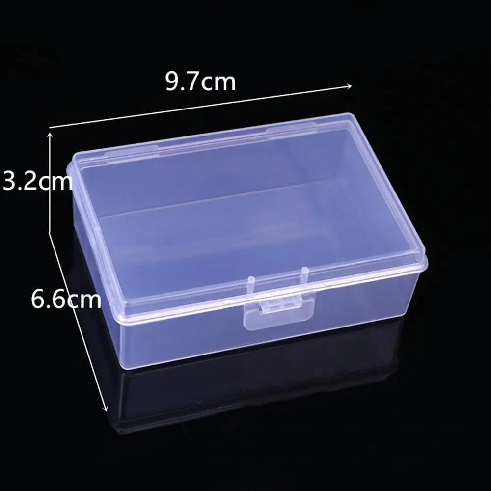 Mini Plastic Box Rectangular Box Translucent Box Packing Box Storage Box Dustproof Solid Strong Jewelry Storage Case Container