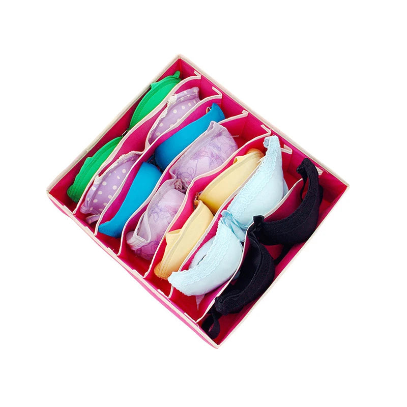 Organizer For Underwear Socks Bra Pants Scarf Tie Storage Box Wardrobe Drawer Organizers Foldable Case For Underwear Organizer