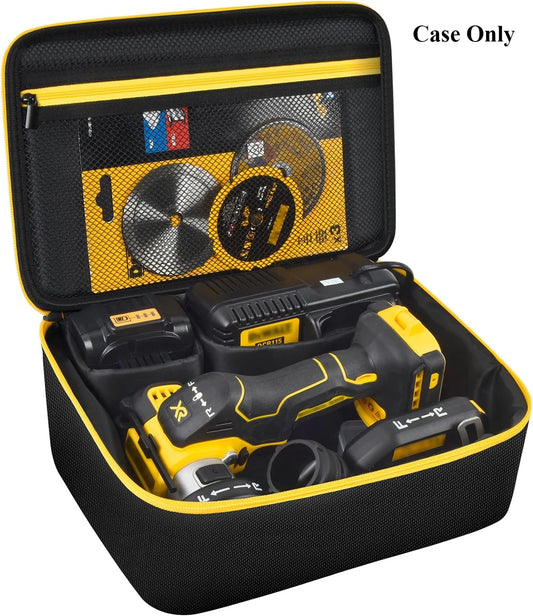 Bag Compatible with DEWALT 20V MAX Cut Off Tool 3 in 1 Brushless (DCS438B), Storage Case Carrying Holder Organizer (case only)