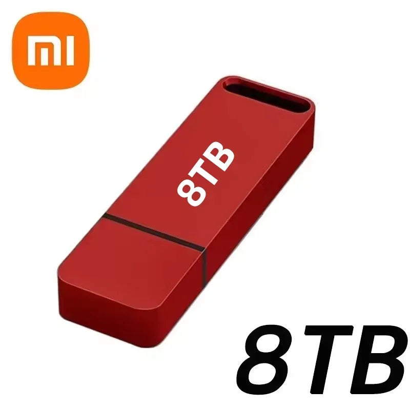 Xiaomi 16TB Flash Drive USB3.2 High Speed Transfer Type C U Metal Flash SSD Portable Mini Flash Drive Memory Waterproof U Drive